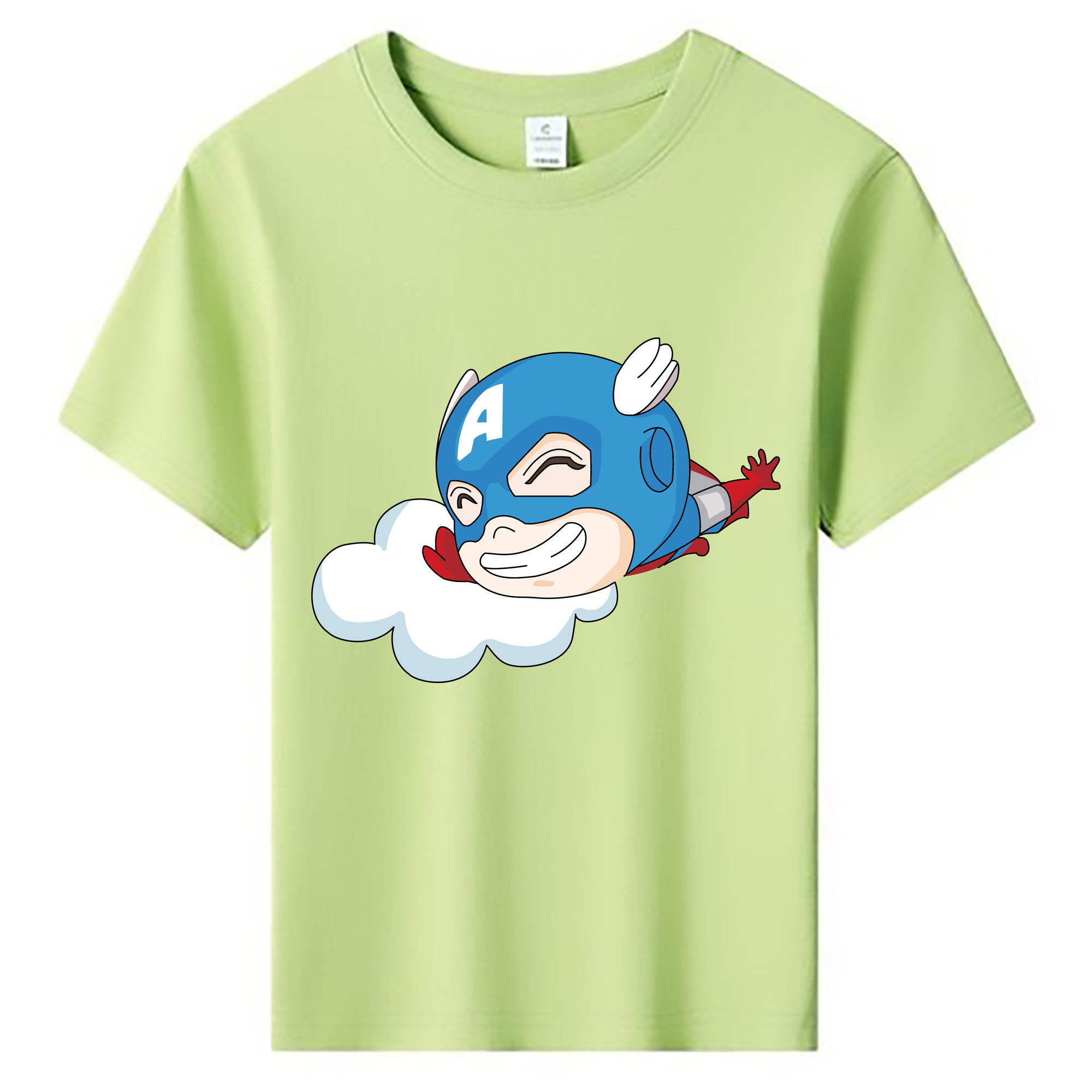 （画像用） アベンジャーズ The Avengers 綿100％キッズTシャツ（フロントプリント）